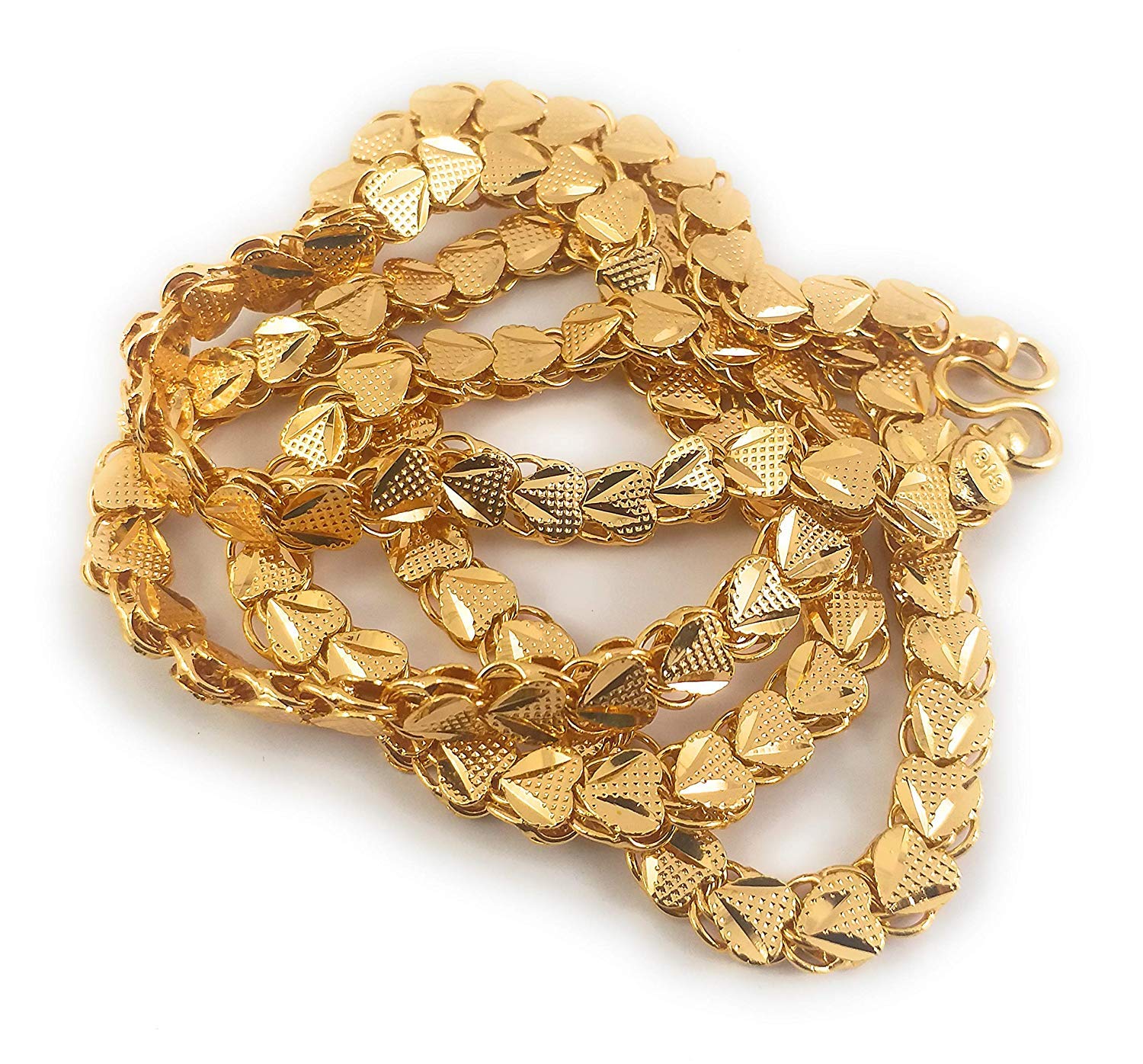 See full amazon price history chart for AFJ GOLD 1 Gram Micro Gold Plated Traditional Designer Chains for Women & Girls AFJ GOLD 1 Gram Micro Gold Plated Traditional Designer Chains for Women & Girls (B07PT4M7DQ) Amazon Price History, Amazon Price Tracker