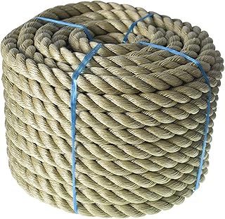 ProManila - UnManila,Polypropylene Cord Twisted 3 Strand, Lightweight Synthetic Rope for DIY Projects, Marine, Commercial, Landscaping, Tug of War