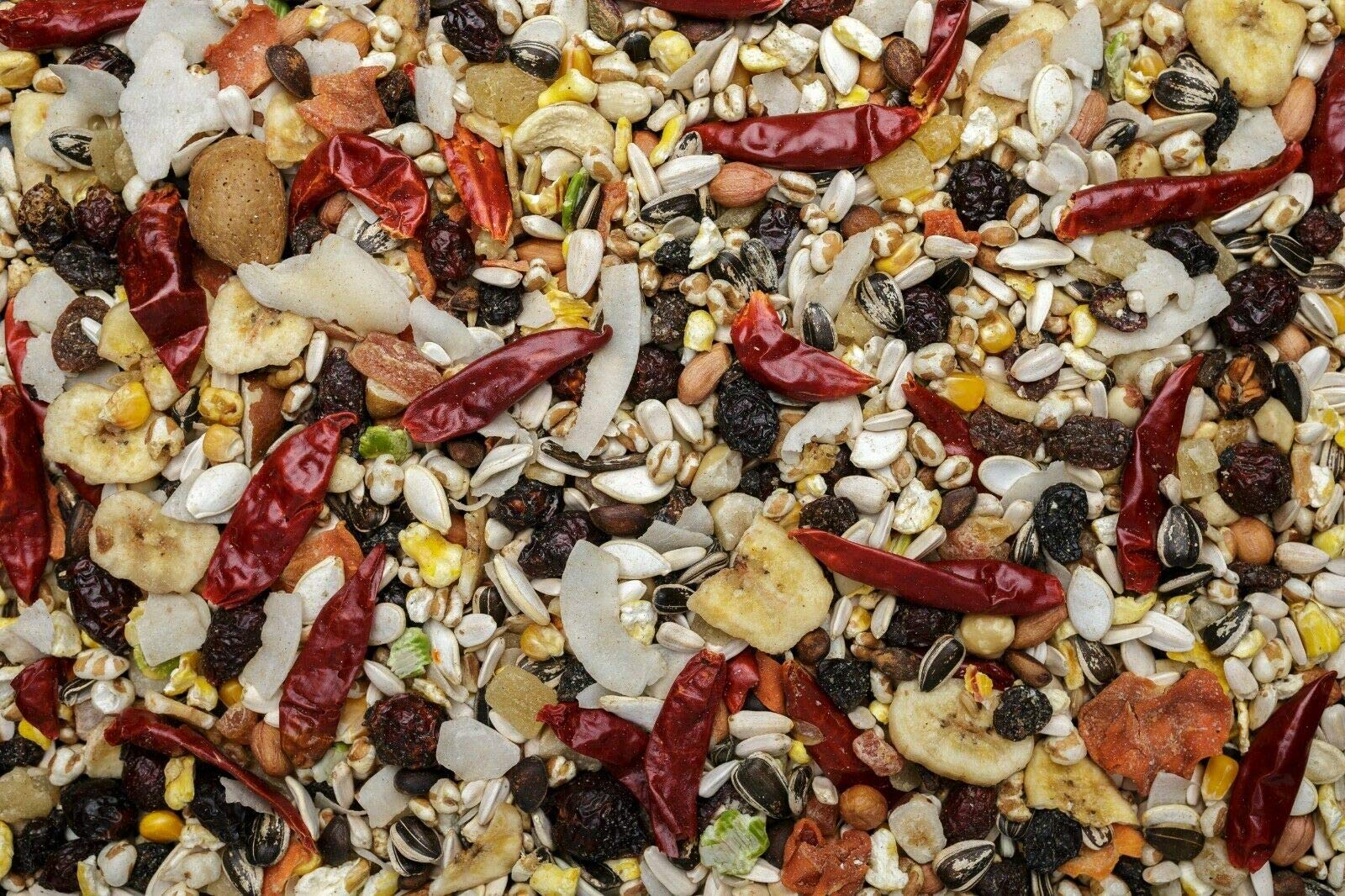 Johnston & Jeff 1kg Low Sunflower Large Parrot bird seed food sold by Trusty Pet Supplies