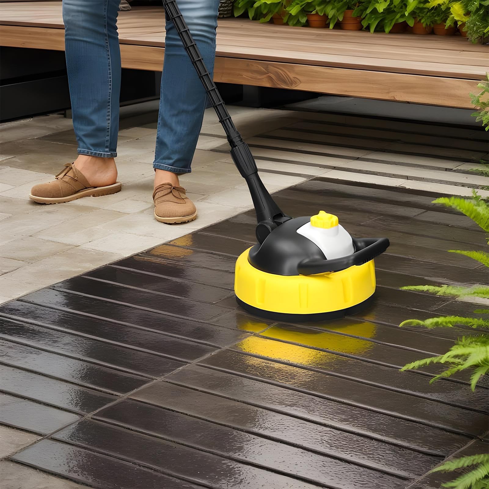 Accesorio Para Hidrolimpiadora De Hormigón Accesorios Limpiador De | Disco Para Hidrolimpiadora Eléctrica Patio Terraza Hormigón Limpieza Exterior Lavado de Coches Mantenimiento Hogar
