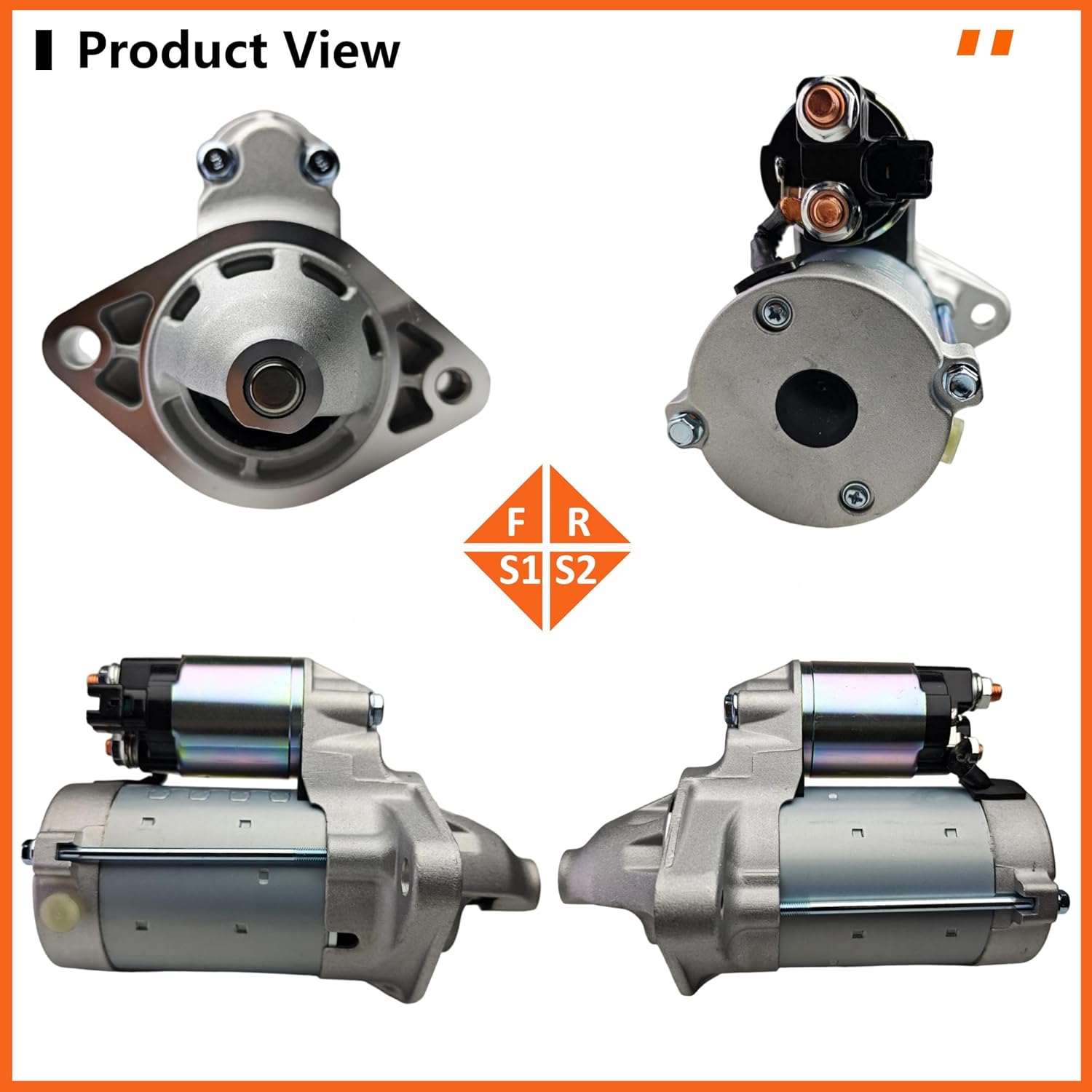 Starter Motor Compatible with Toyota Corolla, Matrix 2003-2008 & FOR Pontiac Vibe 2003-2008-1.8L-Replace#28100-0D080,28100-22090,28100-0D08084,428000-0340, 428000-0341,428000-1311,17841N,17841