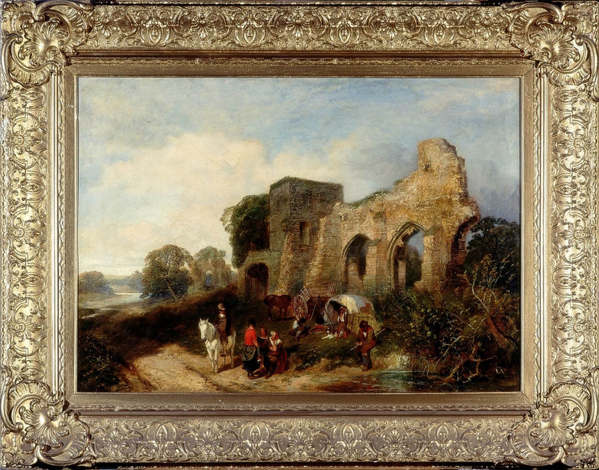 POSTERIIk Famous Animal Posters Vintage Picture Easby Abbey by Famous Artist Modern Wall Decor for Home Decor 60x90cm