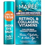 MAREE Under Eye Balm Stick with Retinol & Ceramide Complex - Facial Moisturizer for Dark Circles & Wrinkles - Under Eye Brightener Stick, Anti Wrinkle Hydrating Face Skincare