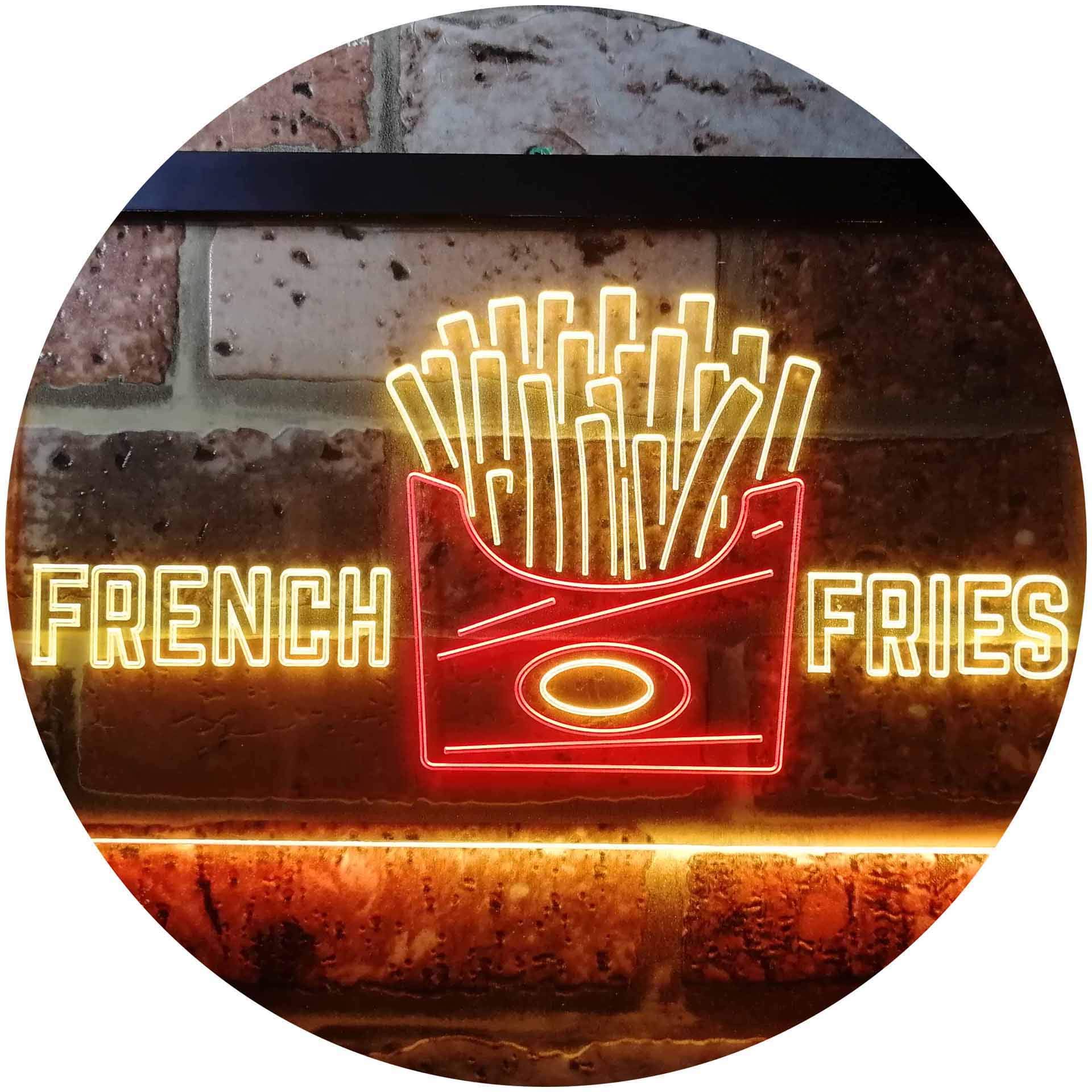Small Fries Sign Fries Neon Sign Buy French Fries With Sauce Neon Sign, French Fries