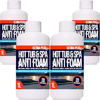 ULTIMA-PLUS XP Hot Tub & Spa Anti Foam - Removes Surface Foam Quickly and Easily - Suitable For All Hot Tubs (4 Litres)