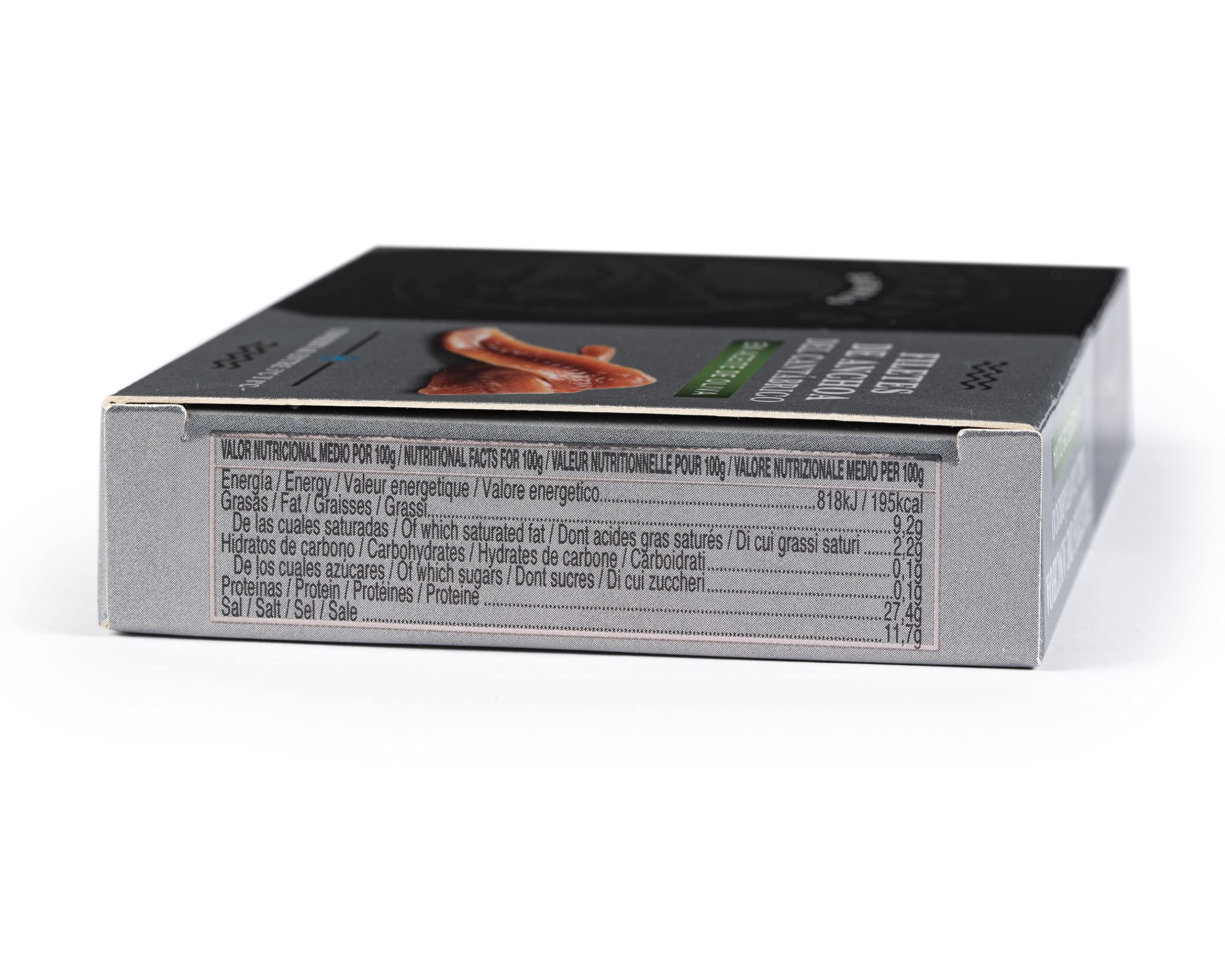 CONSERVAS SERRATS - Sardellen aus dem Kantabrischen Meer in Olivenöl - 6 Dosen x 120g (Gesamt: 720g) - Handwerkliche Herstellung, 100% Natürlich, Ohne Gräten, Gourmet, Reich an Omega 3