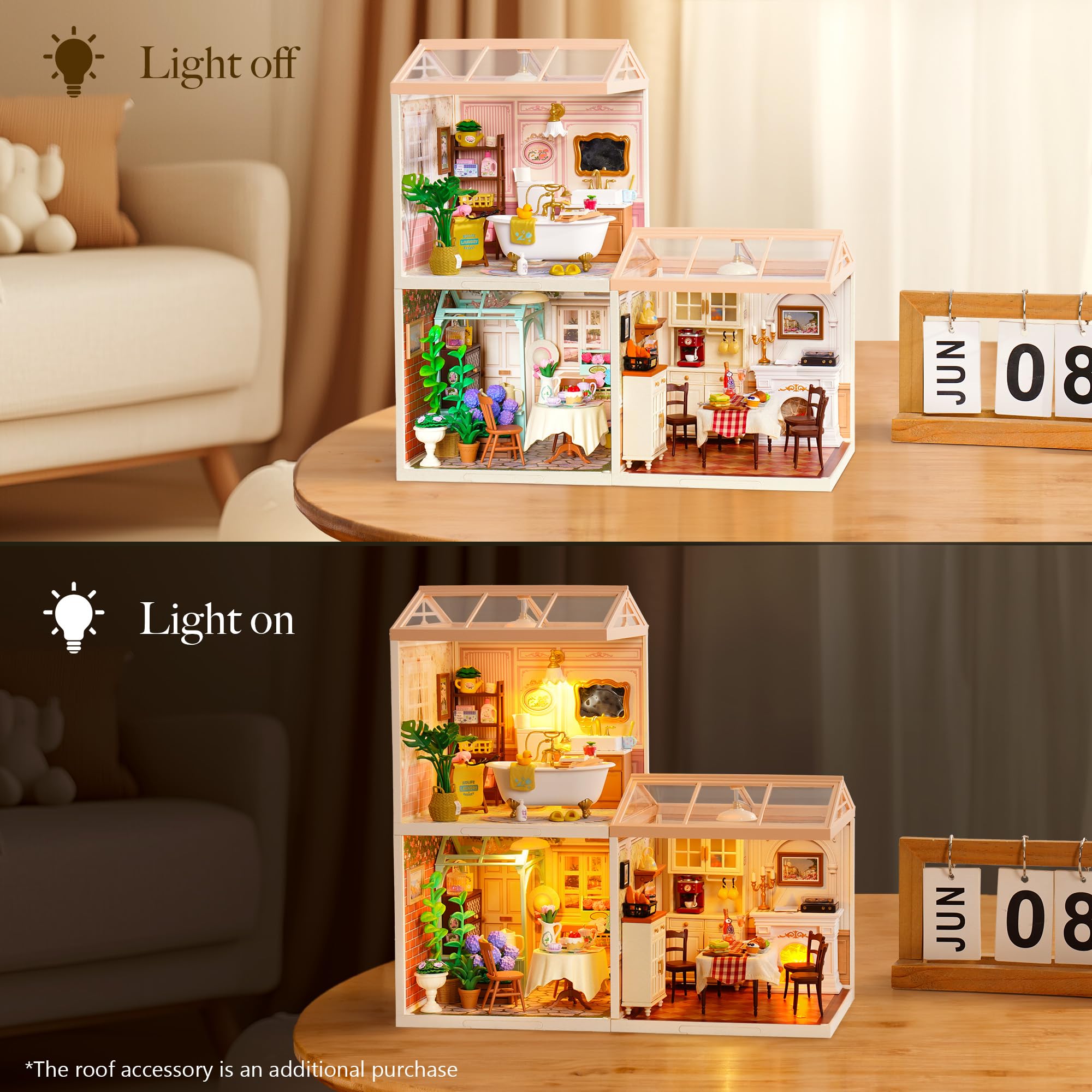 Rolife Super Creator DIY Miniature House Kit Model Kits for Adults to Build Home Desk Bookshelf Decoration Craft Kits for Adults Gift Idea - Image 4
