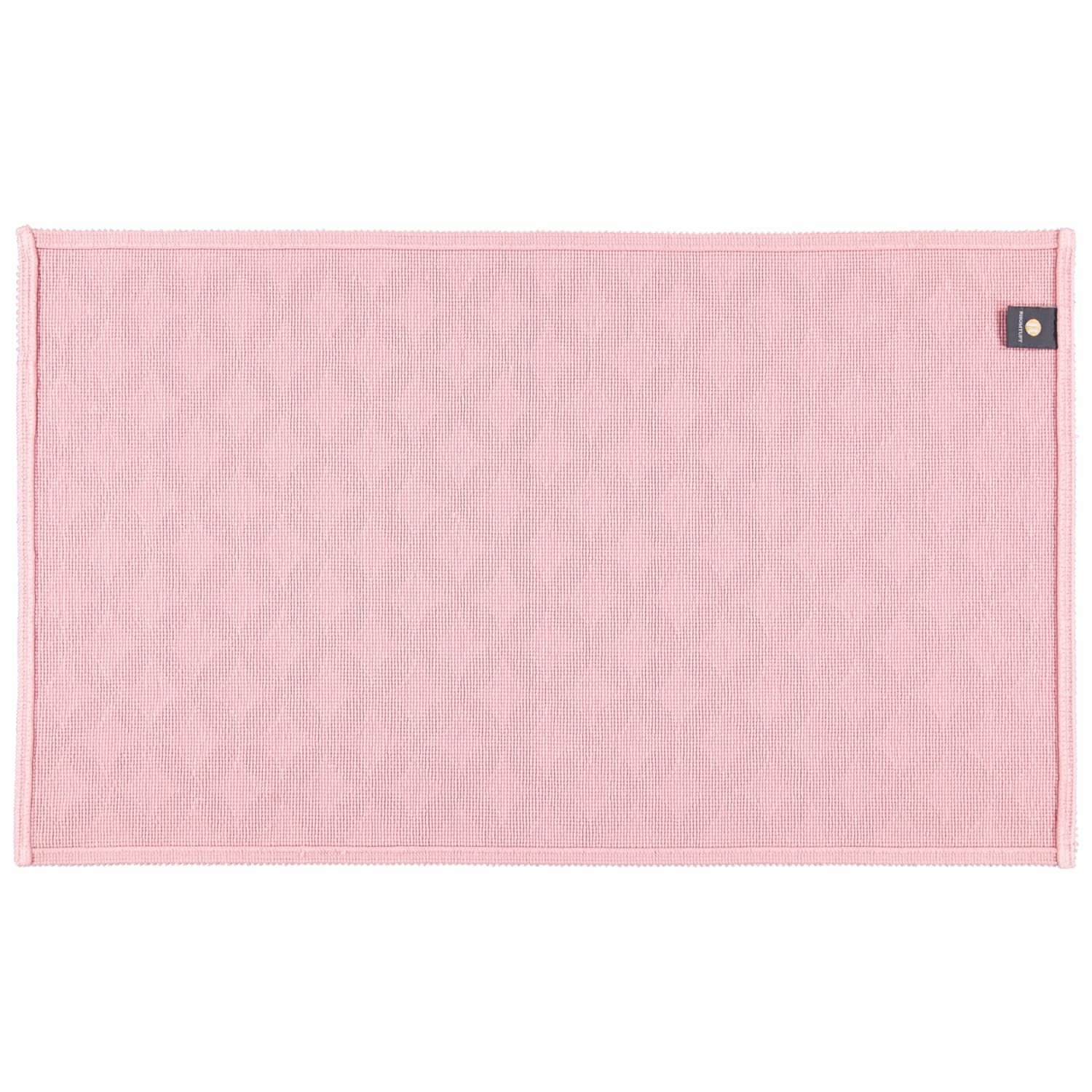 Rhomtuft Badteppich Seaside eckig 70 x 120 cm Farbe rosenquarz