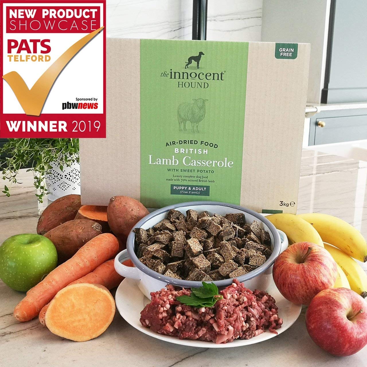 The Innocent HoundBritish Lamb Casserole Air Dried Complete Food 3kg