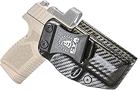 Vista 22 de CYA Supply Co. - Fundas IWB de fibra de carbono listas para ópticas - Múltiples ajustes - Compañía de veteranos - Hecho en EE. UU