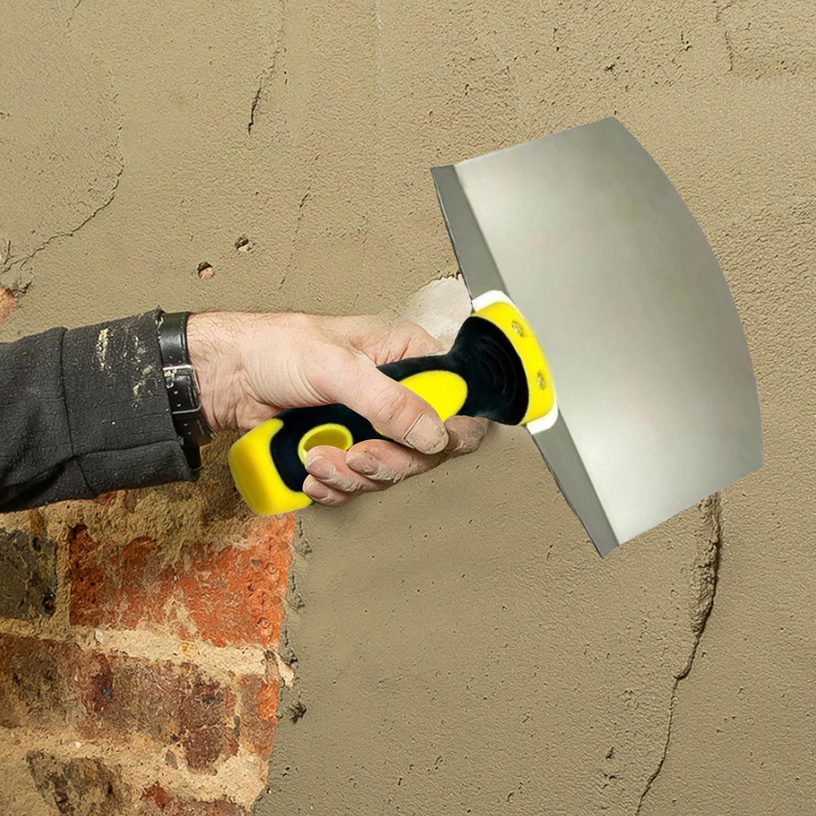 Metal Garden Trowel - Small Gardening Shovel | Heavy Duty Shovels Hand Trowel | Sturdy Ergonomic Small Gardening Shovel | Wear-Resistant Garden Tool | Beach Sand Shovel for Snow Poop