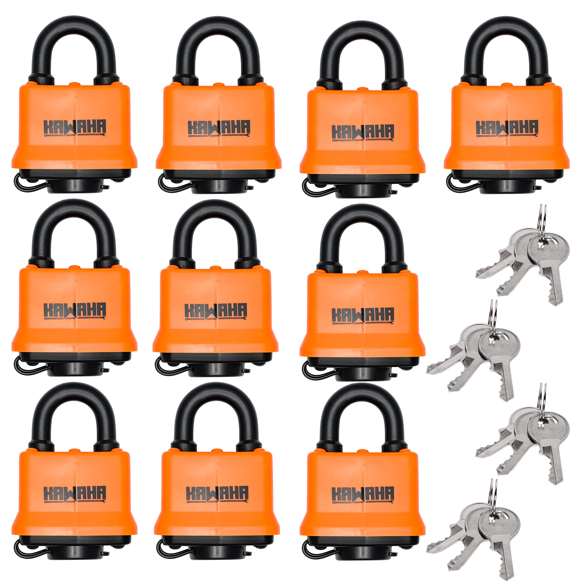 Colored Waterproof Padlocks Heavy Duty Laminated Steel Lock - View #13
