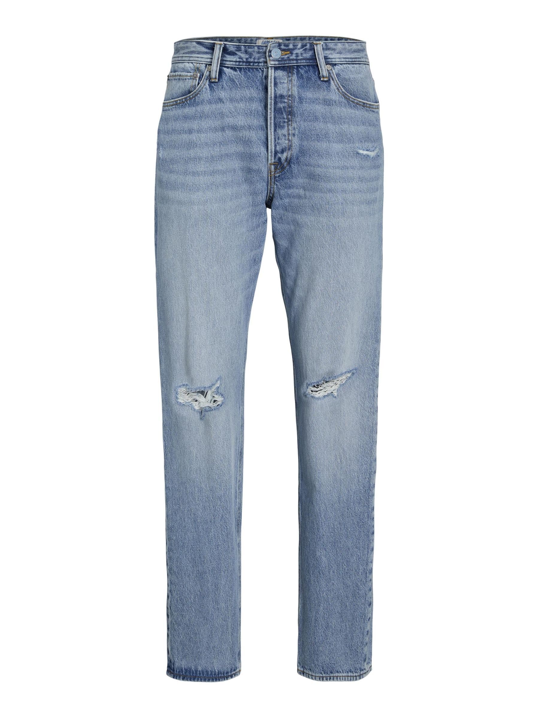 JACK & JONES Herren Jeanshose Jjichris Jjoriginal Sq 537 Blue Denim 33W / 34L