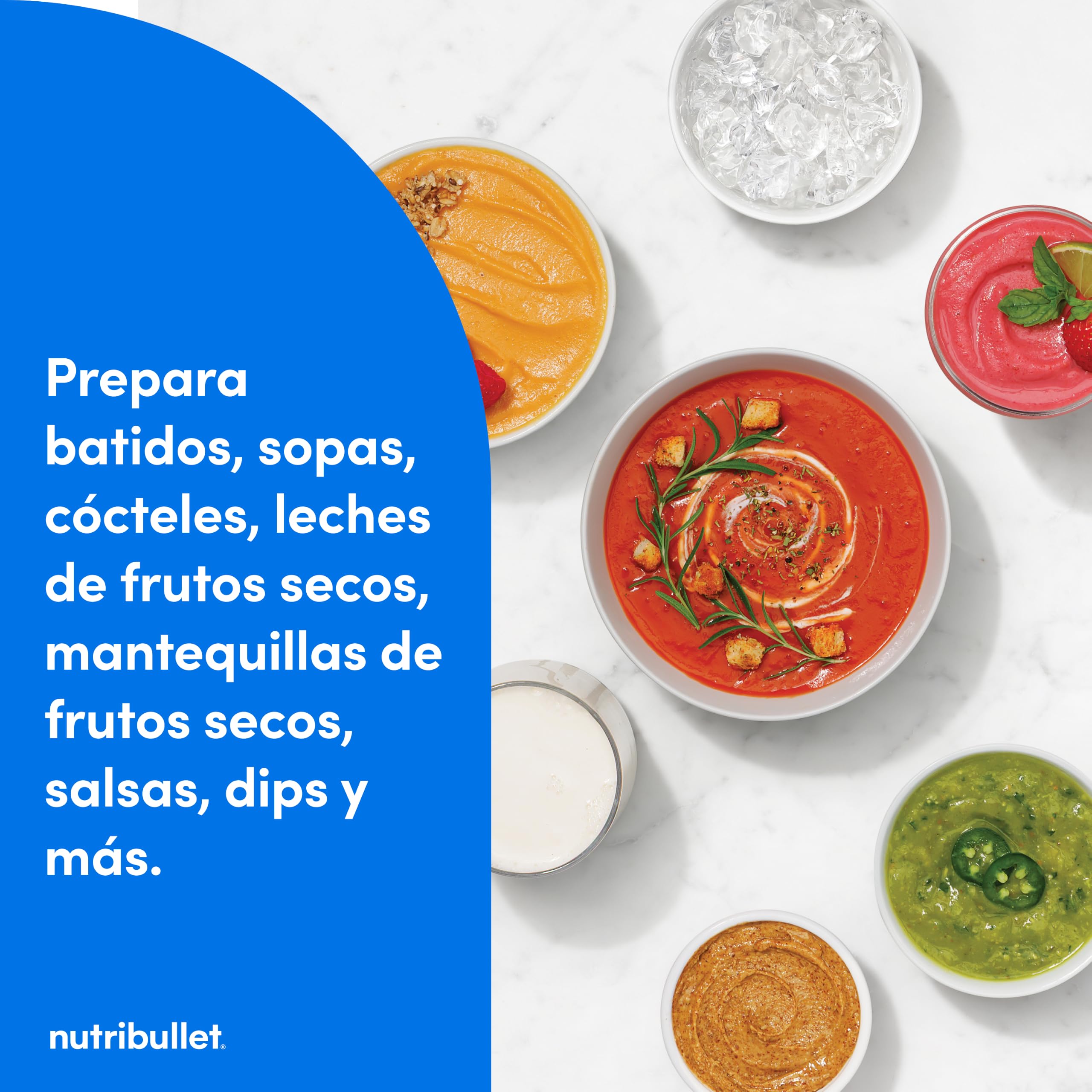 nutribullet Power Core™ Blender – Batidora de Vaso con Jarra XL de 2,1 L, Smoothies y Hielo Picado, 3 Velocidades + Pulse, Programa Smoothie Automático, 1200 W, Negro (NBF430MB)