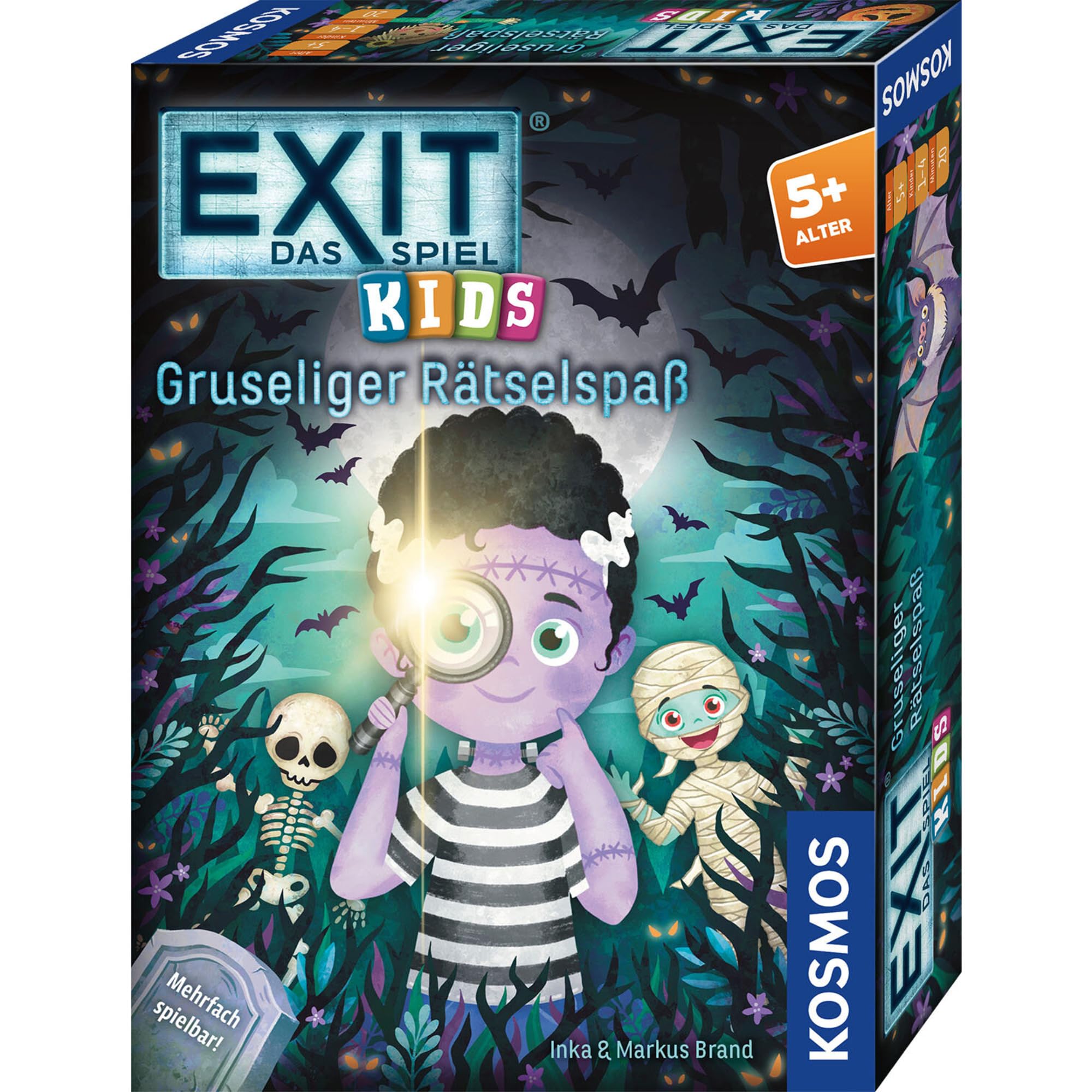 Kosmos 684280 EXIT® - The Game Kids - Scary Puzzle Fun, Puzzle Game from 5 Years for 1-4 Children, Multiple Playable, Escape Room Game, Exit Game, Halloween Game, Children's Game