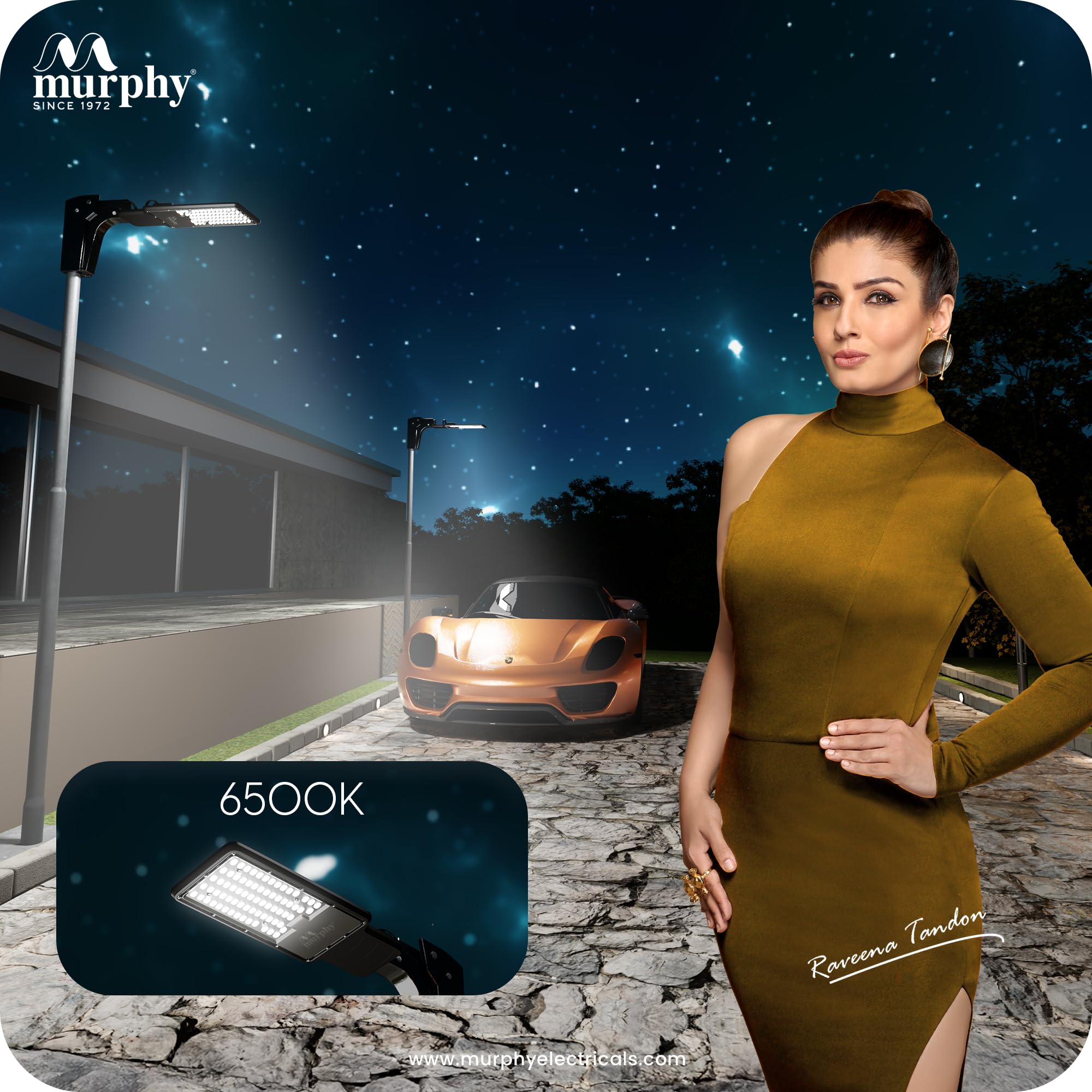 Murphy Velar 50W LED Street Light | Aluminium Body | IP66