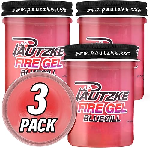 Miniatura 10 de Pautzke - Atrayente de pesca de cebo de gel de fuego, aroma de trucha, gel de aroma de pescado de larga duración, compatible con agua dulce