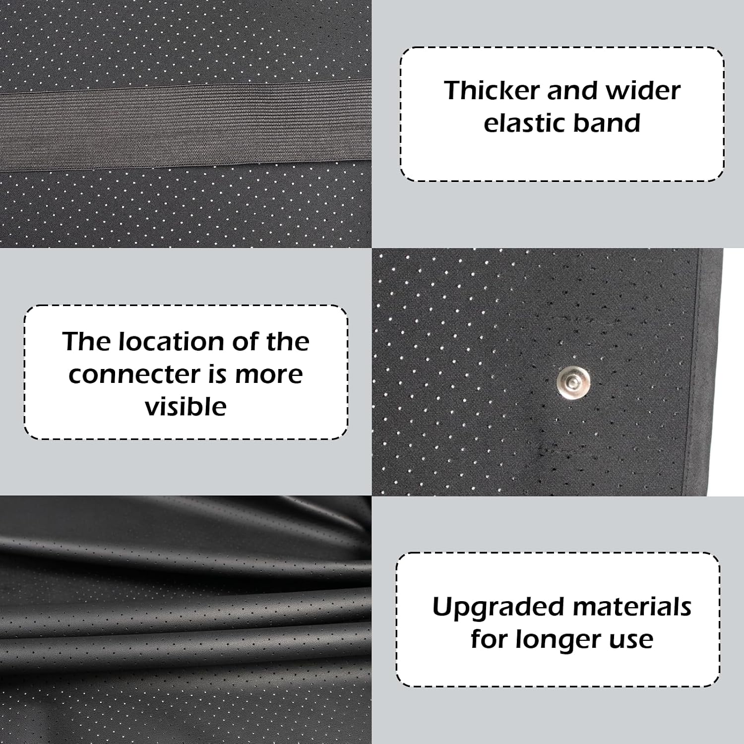 NIULAFR Grounding Mat for Bed, 54x78 Inch Carbon Leather Pad with 15ft Grounding Cable