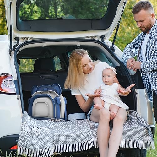 Miniatura 4 de TPN Bañera plegable para bebés y niños pequeños con monitor de temperatura en tiempo real + cojín flotante, juego de bañera plegable para bebés