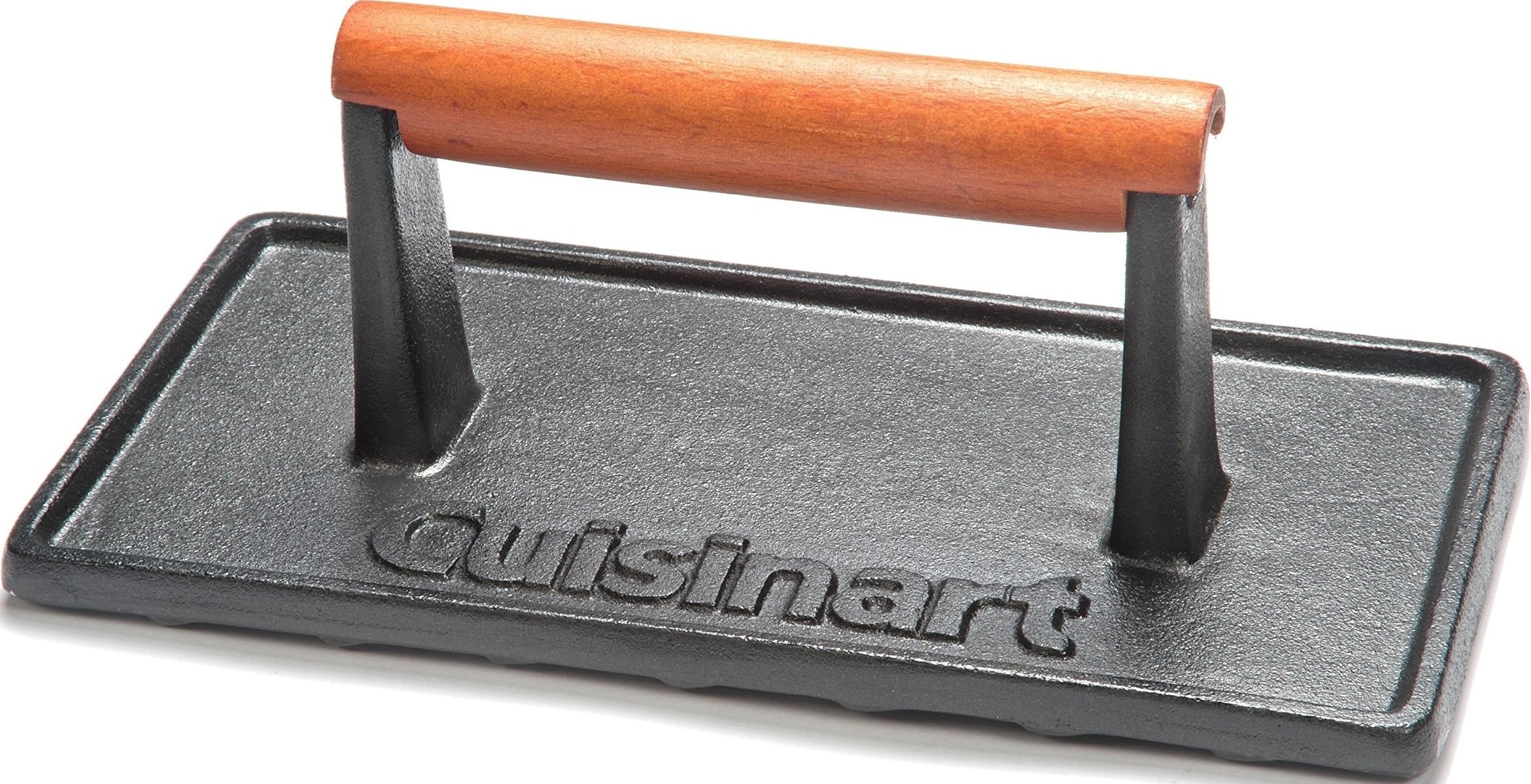 Cuisinart Burger Press with Wooden Handle, Cast Iron, Rectangle (Pack of 8)