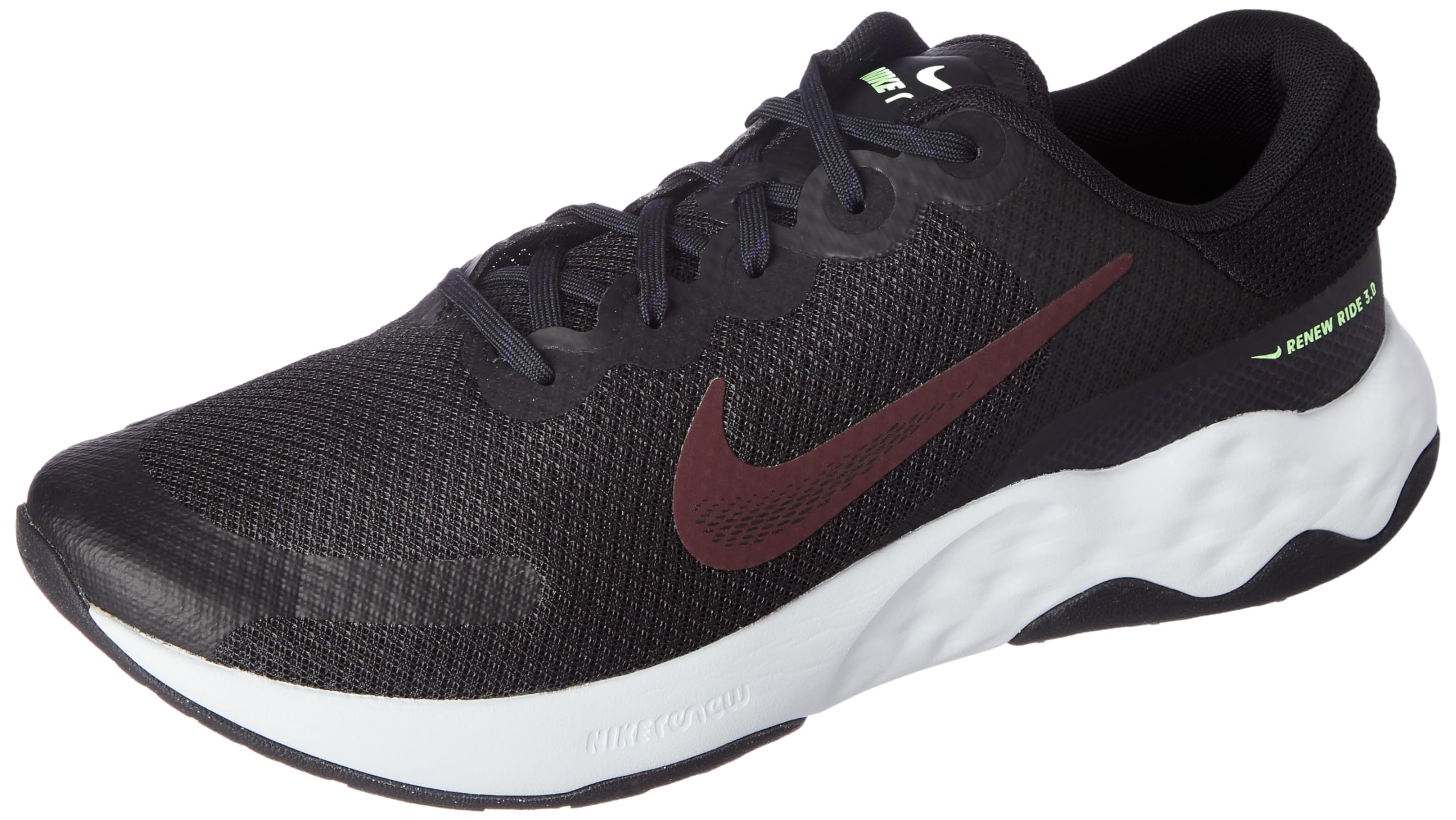 Nike Renew Ride Men's Road Running Shoes (DC8185-009, Black/Pure  Platinum/Purple Ink) Size 11