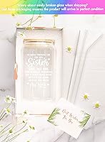 Vista 2 de NewEleven Regalos para Hermana - Regalo de Cumpleaños Único para Hermana del Alma, Hermana Mayor, Hermana Menor, Cunadas, Hermanas, Mejor Amiga