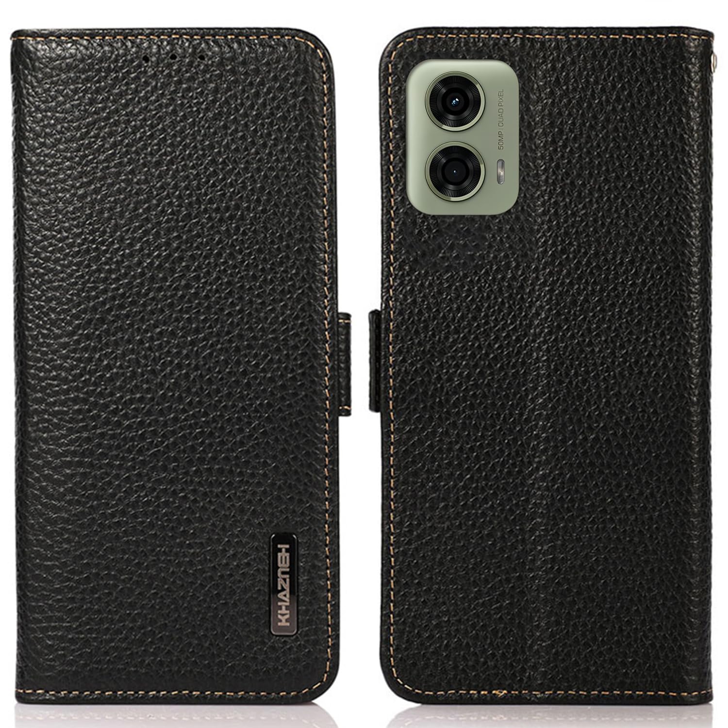 Amazon.co.jp: MOTO G24 ケース 手帳型 本革 モト g24 カバー 財布型