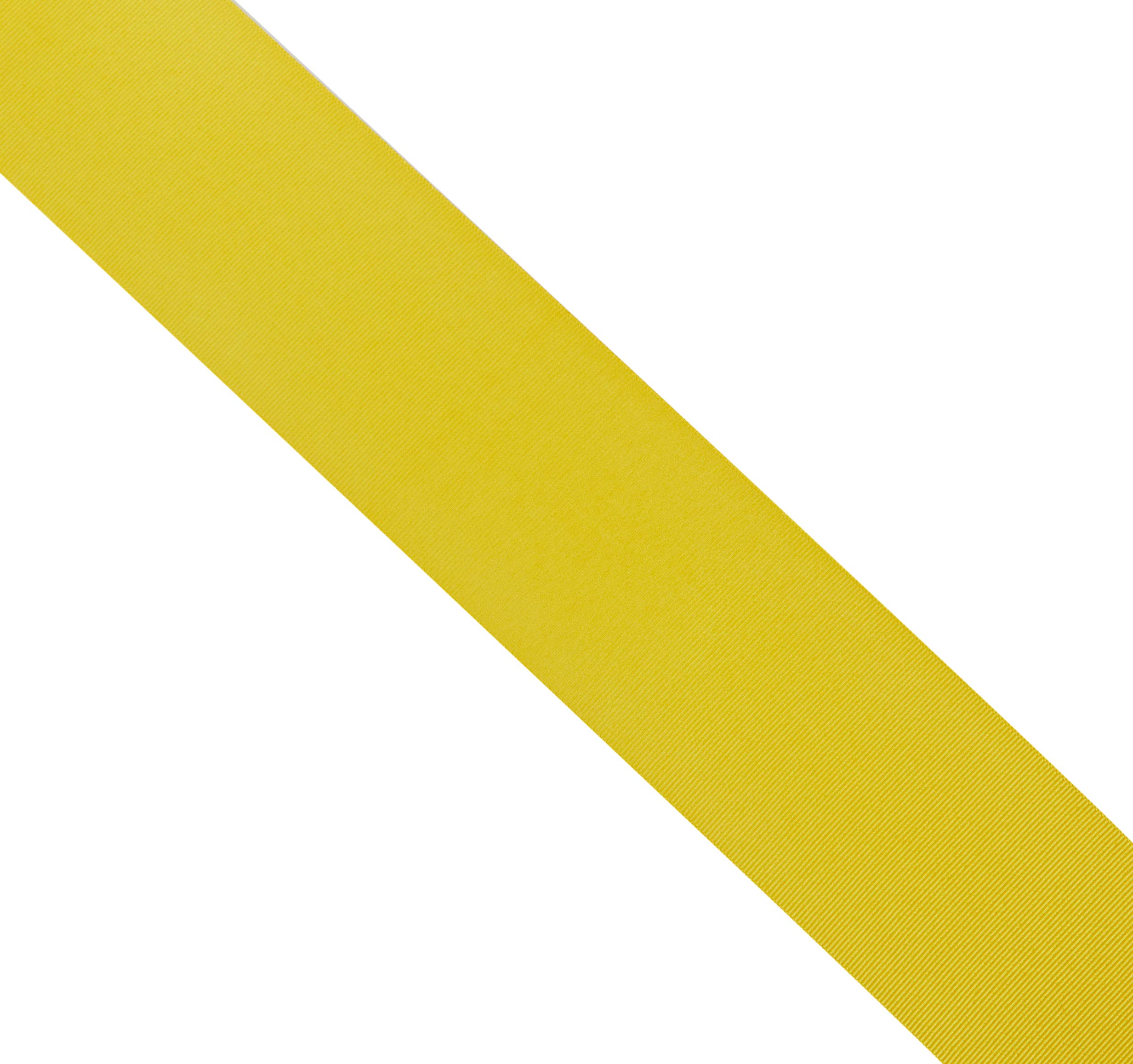 Ruban ottoman jaune Mopec S480.06 ruban textile 63 mm mercerie loisirs decoration