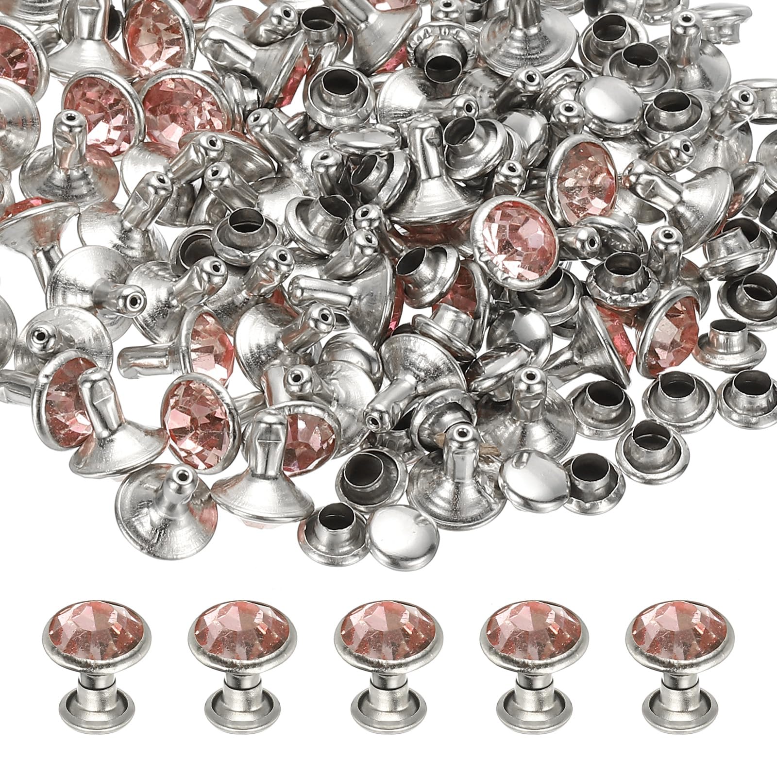PATIKIL 8mm Leather Rivets