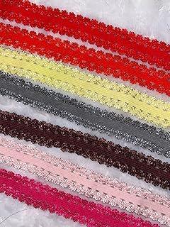 Lot 14 Yards Picot Double Edged Sewing Elastic 3/4