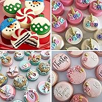 Vista 3 de Siodisr 2Pcs Oreo Cookie Chocolate Silicone Mold, 6-Cavity Round Cylinder Oreo Chocolate Cover Molds for Candy, Silicone Baking Molds for Mini