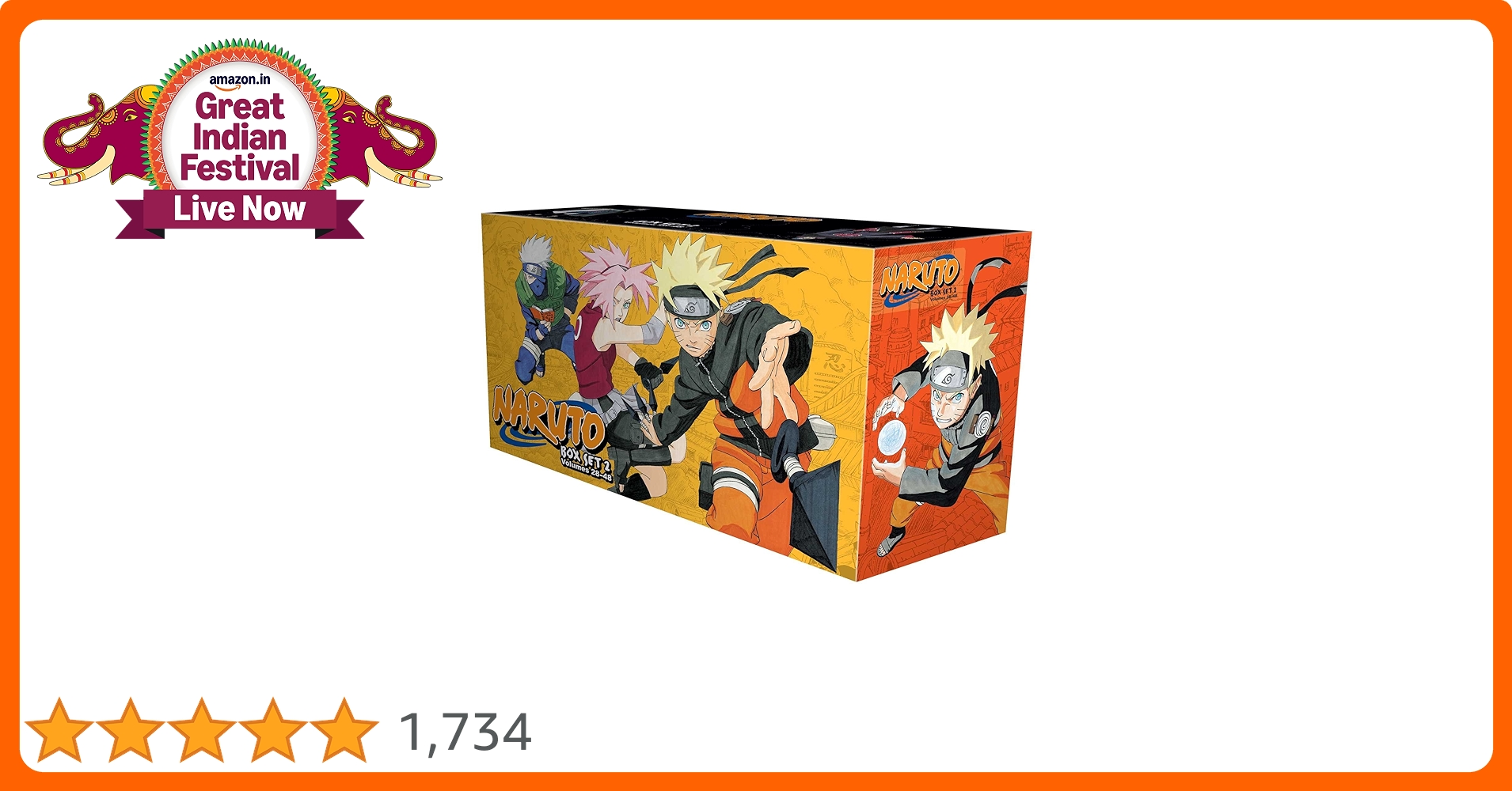 Buy Naruto Box Set 2 Vol: 28-48 Book Online at Low Prices in