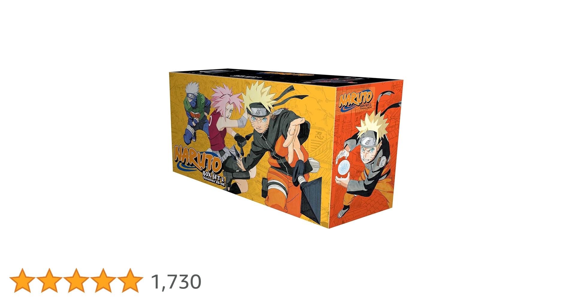 Amazon | Naruto Box Set 2: Volumes 28-48 with Premium (2