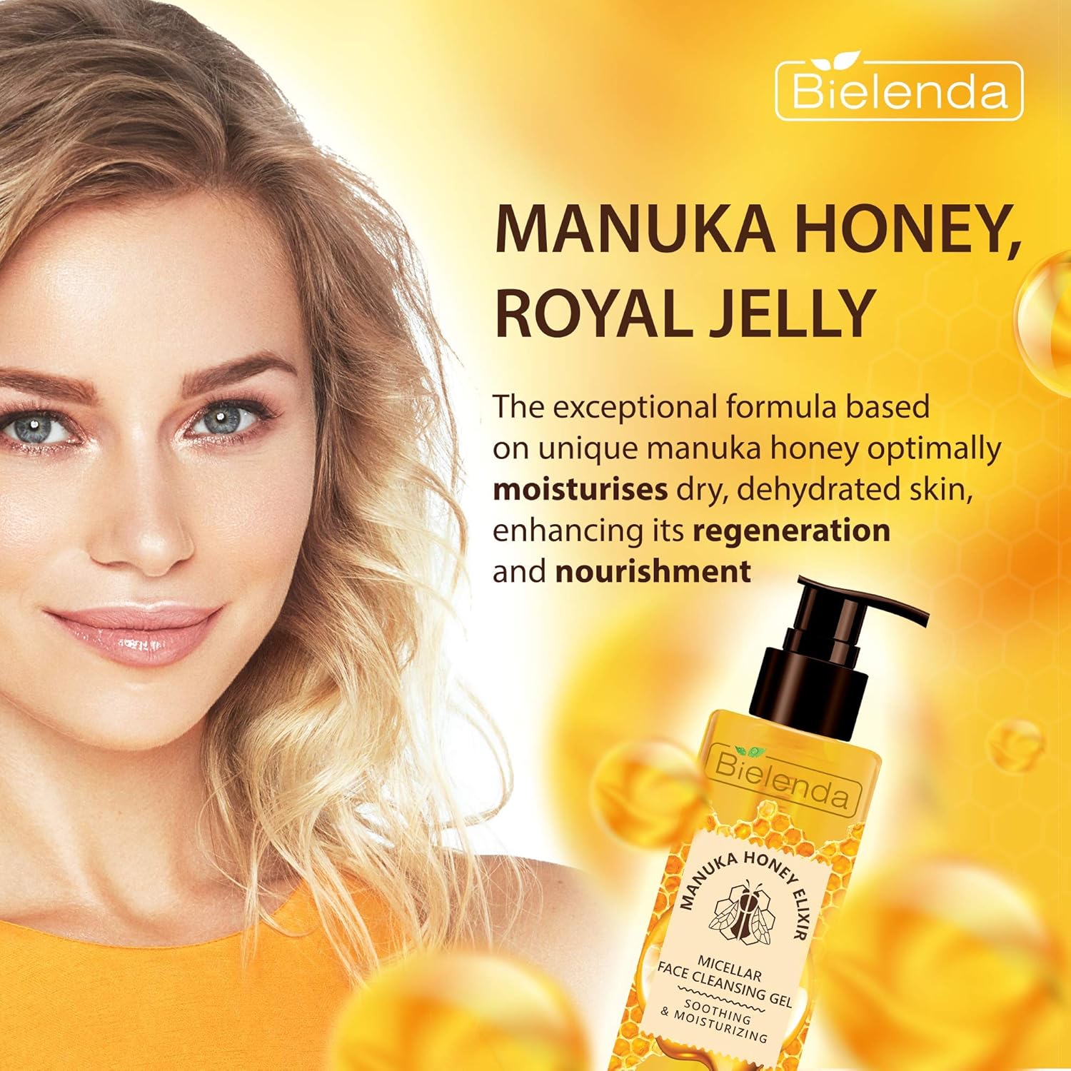 Bielenda Manuka Honey Elexir MIcellar Face Cleansing Gel - Image 3