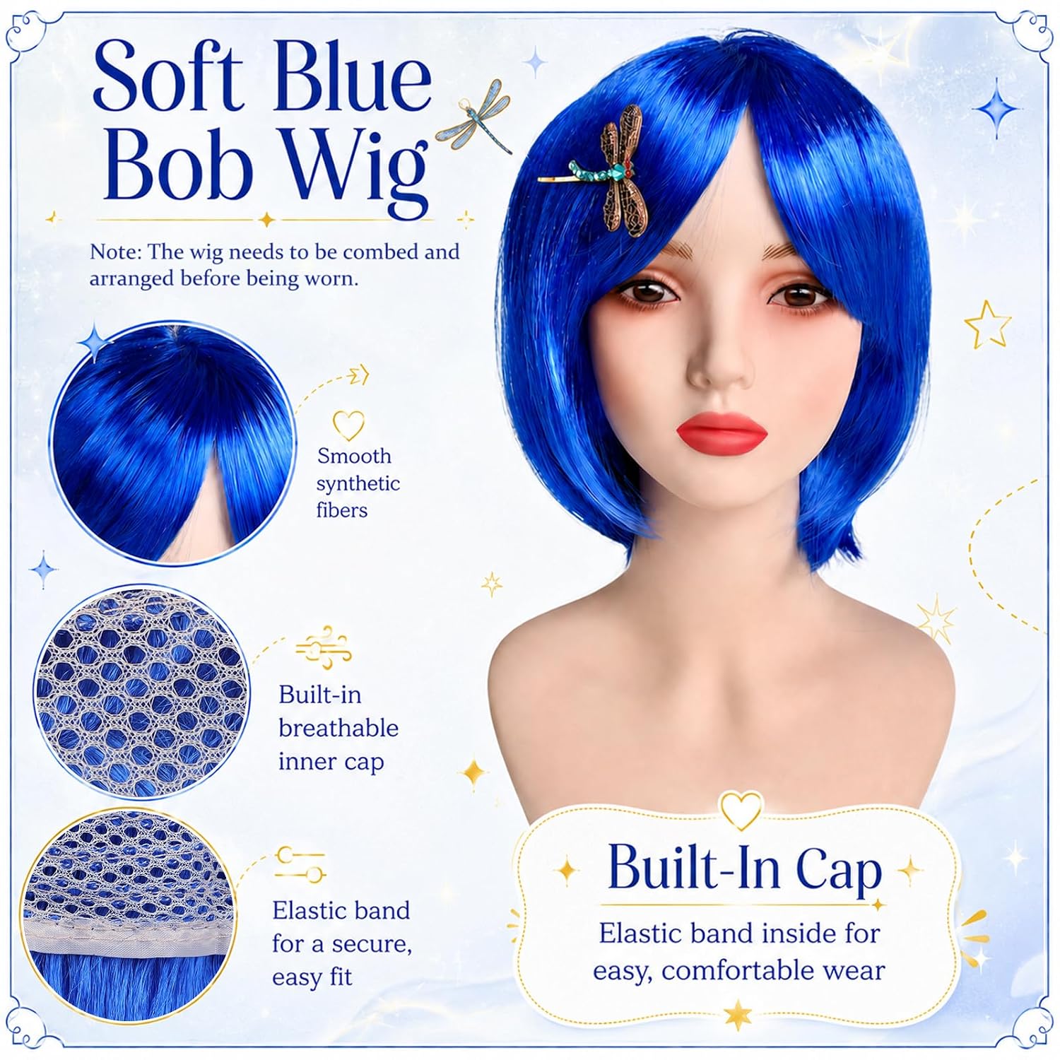 8Pcs Halloween Costume Accessories Set for Coraline Cosplay
