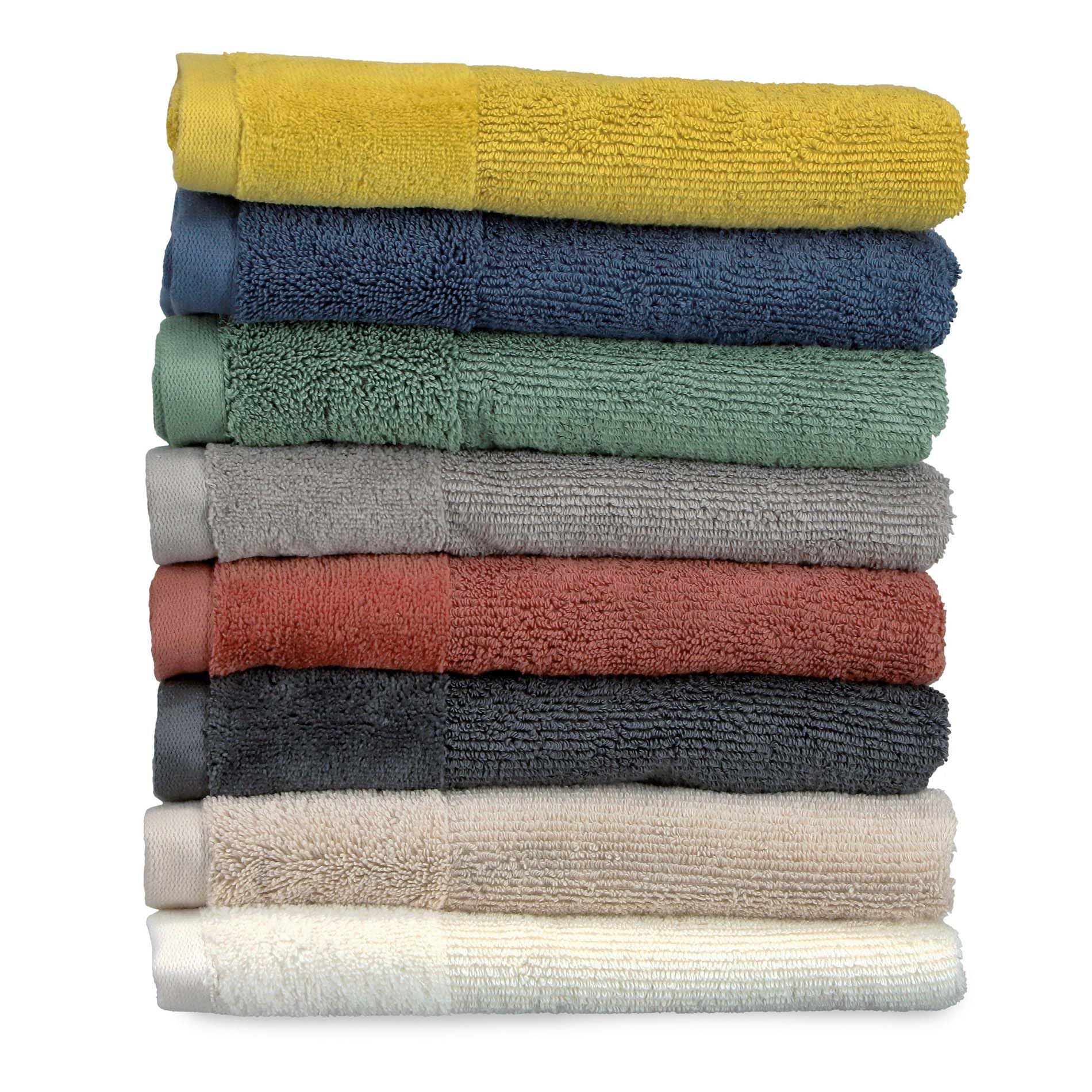 Schöner Wohnen - Asciugamani per ospiti 30x50 cm, color sabbia scuro - Set di asciugamani in spugna da 3 pezzi - Asciugamani in cotone, certificati Öko-Tex - piccoli - per bagno, WC, bambini e