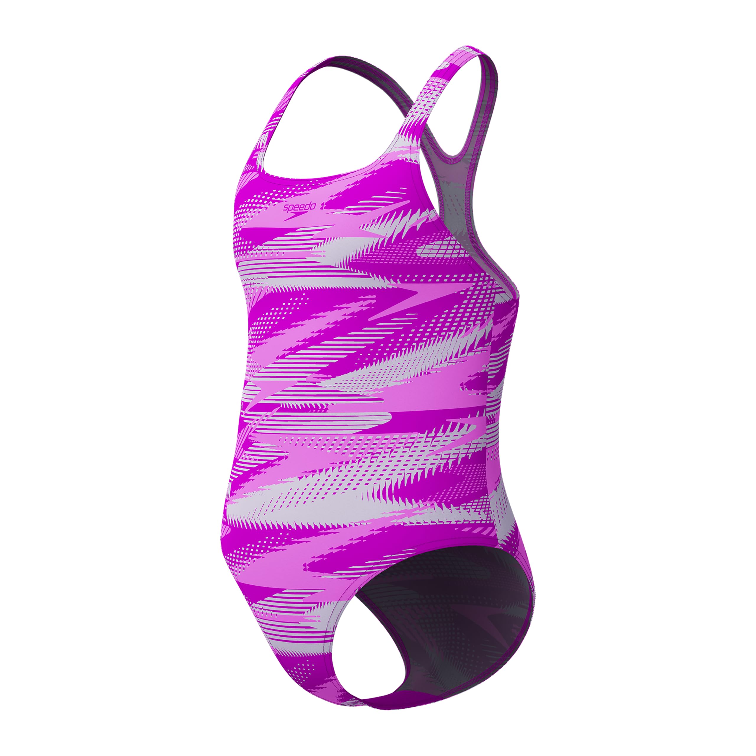 Speedo Hyperboom Allover Medalist Costume da Bagno Bambine e Ragazze (Pacco da 1)