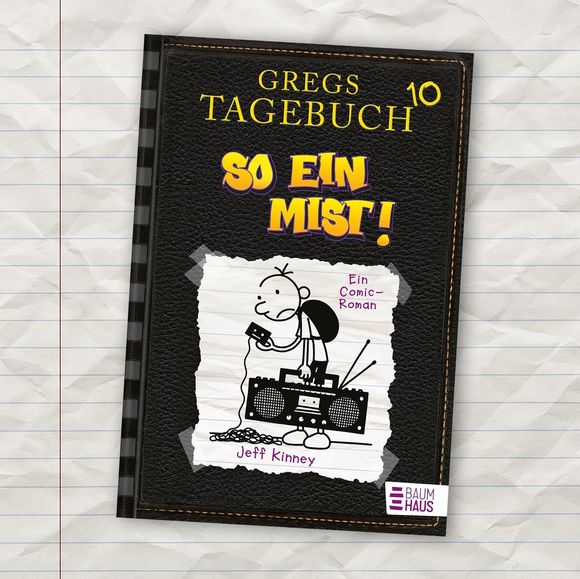 Jeff Kinney Bücherset - Gregs Tagebuch Band 6-10 - Keine Panik!, Dumm gelaufen!, Böse Falle!, Echt übel!, So ein Mist! - gezeichnete Comics, Kinderbuch Bestseller Set mit je einer exklusiven Postkarte