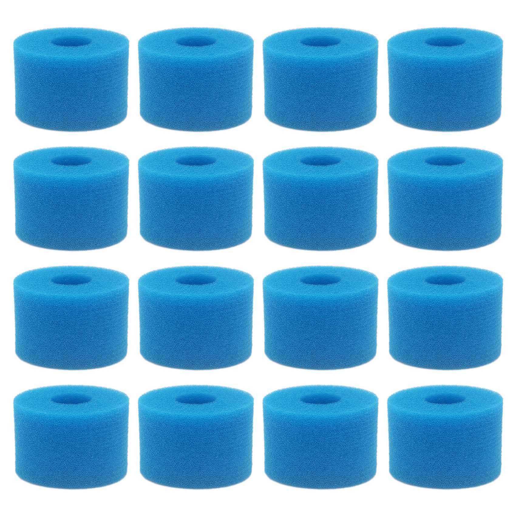 16 pz per Pure Cartuccia filtrante riutilizzabile in schiuma lavabile per vasca idromassaggio, tipo
