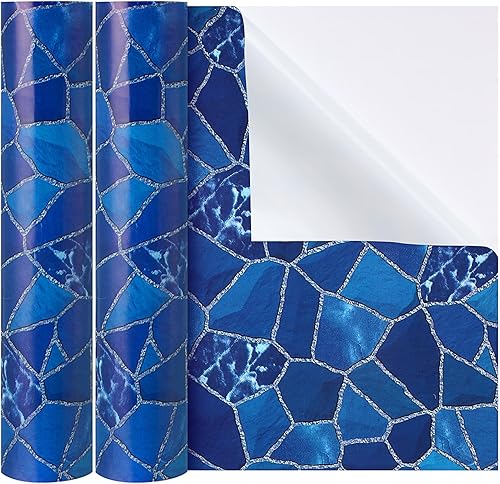 Miniatura 21 de Nuanchu Parche de vinilo para revestimiento de piscina, parche de reparación de PVC autoadhesivo para piscinas, botes inflables