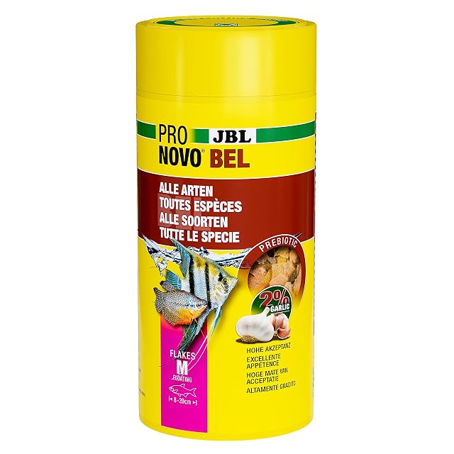 JBL PRONOVO BEL Flakes, alimento Principal para Todos los Peces de Acuario de 8 a 20 cm