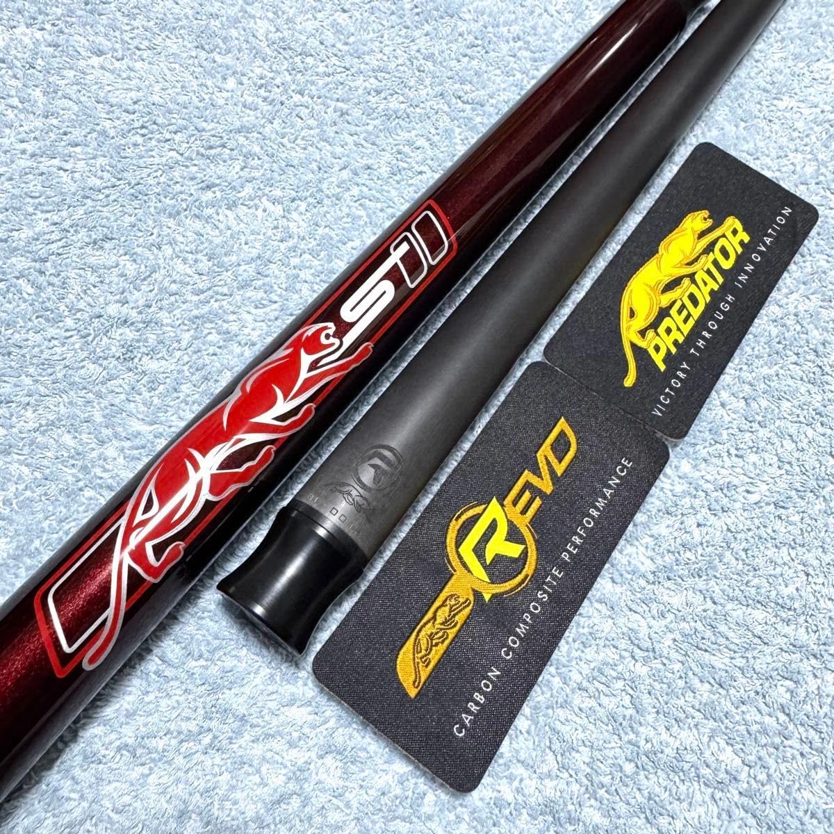 ★PREDATOR★SPORT2 SPORT GRIP★REVO 12.4★ Predator Sport2 Pool Cue Stick + REVO Carbon Fiber Shaft | Volt