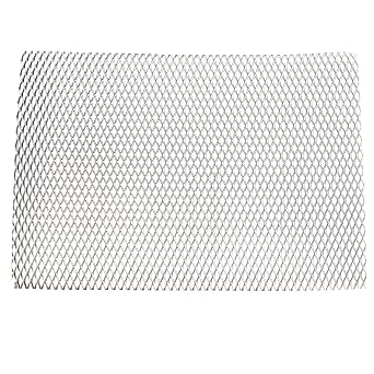 1pc Practical Metal Titanium Mesh Sheet Heat Corrosion Resistance Perforated Expanded Plate 200mm*300mm*0.5mm Mayitr