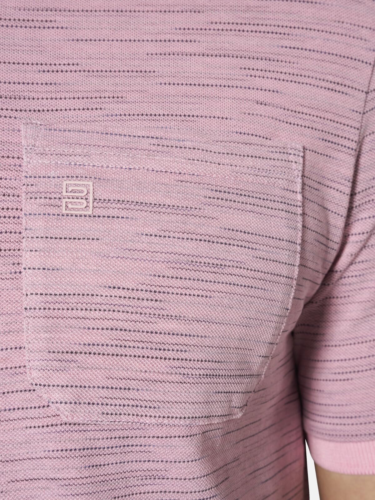 BABISTA Korlin - Polo da uomo con colletto polo e abbottonatura, lavaggio alla moda, filato multicolore, tasca sul petto con ricamo e polsini per il tempo libero, stile casual fino a 4XL