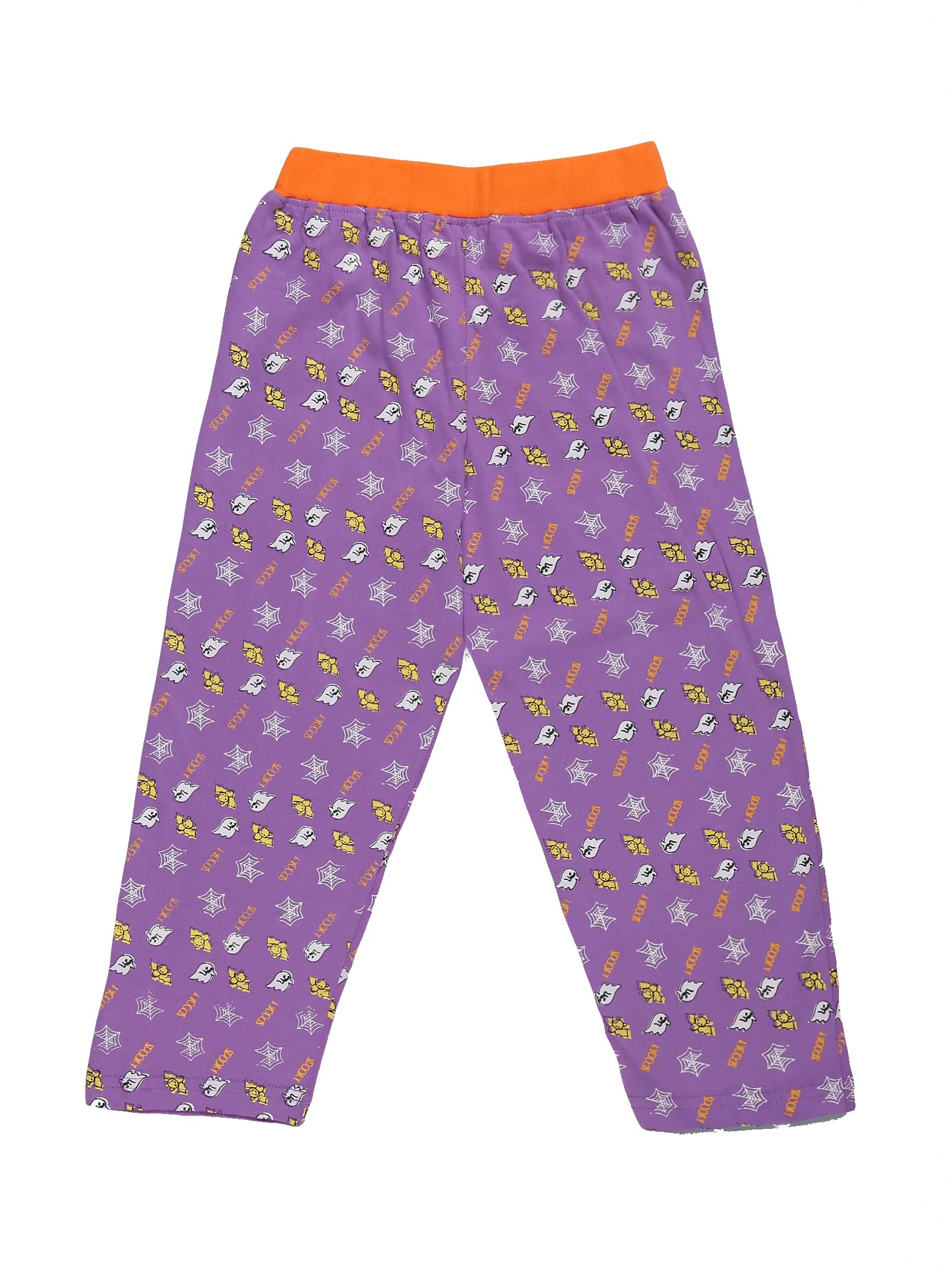 KiddoPanti Girl's AOP Pyjama Pant, Purple, 4-6Y