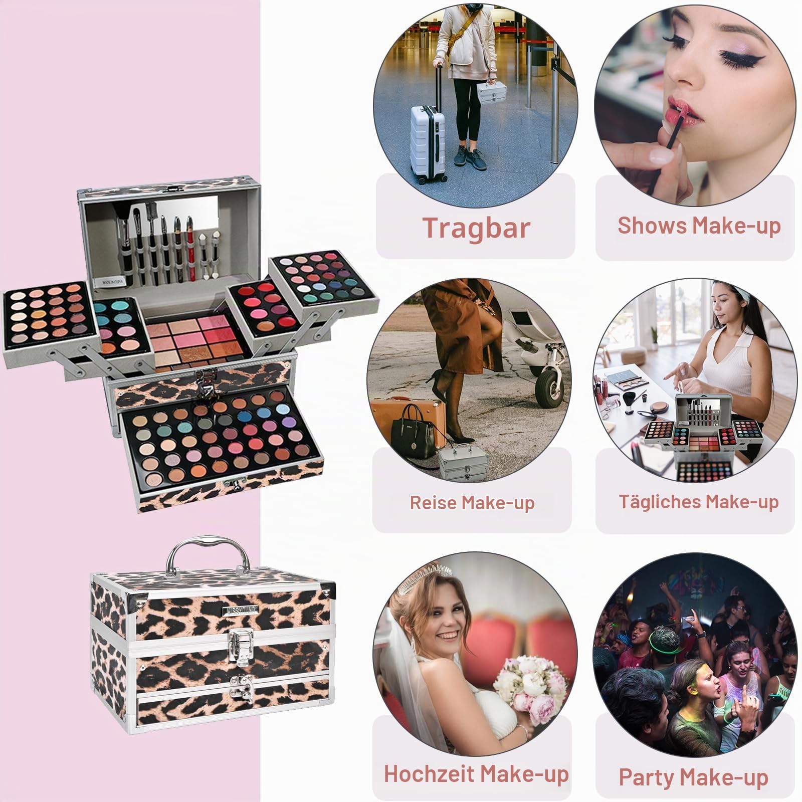 Professionelles Schminkkasten Make-Up Set Mit Lidschatten, Lippengloss, Rouge, Concealer - Multifunktions Kosmetik Produkte für Teenager-Mädchen Und Frauen#5