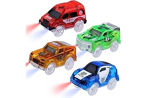 Light Up Car Tracks for Kids: Glow-in-the-Dark Racing Excitement
