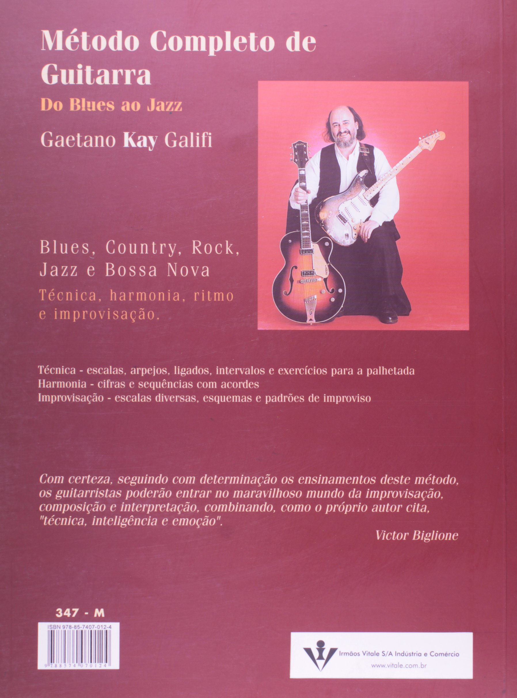 Método Completo de Guitarra. Do Blues ao Jazz
