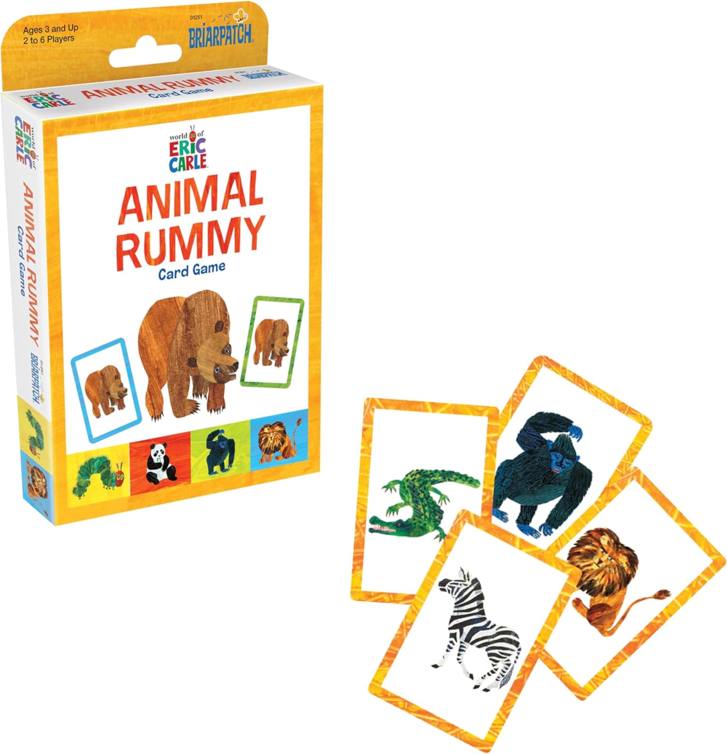 Amazon.com: Briarpatch | The Very Hungry Caterpillar Animal Rummy