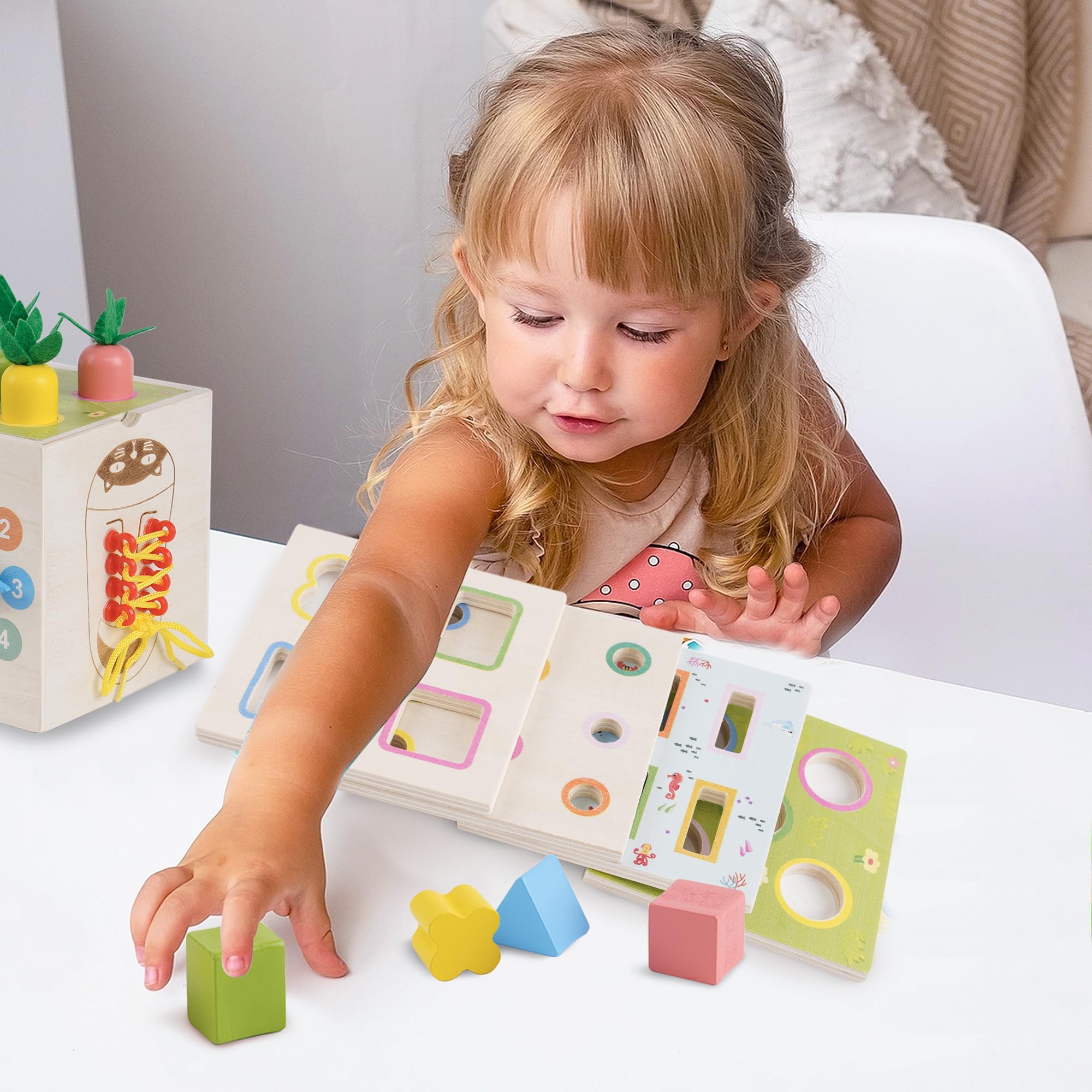 Andador Bebes 6-12 Meses Cubo De Actividades Montessori En